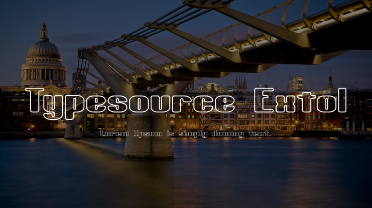 Typesource Extol Font Family