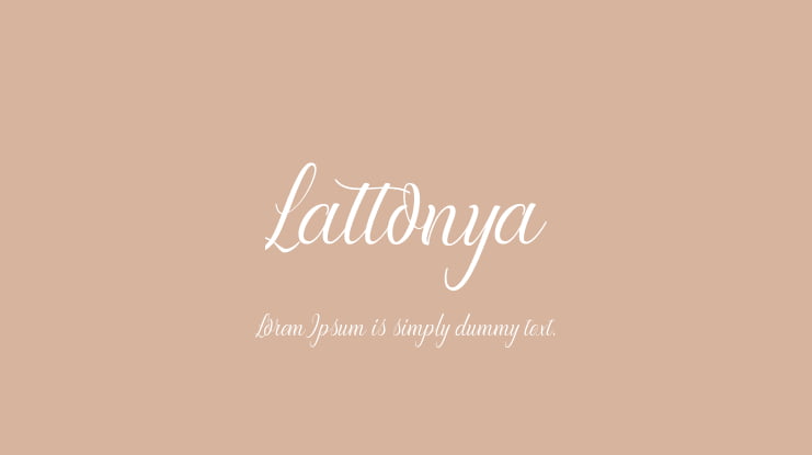 Lattonya Font