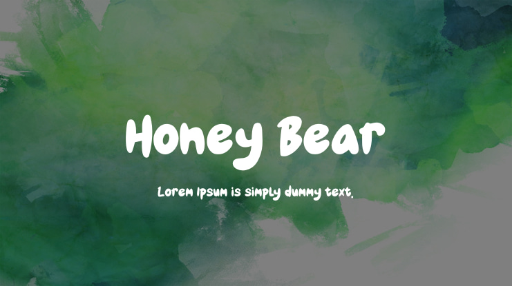 Honey Bear Font