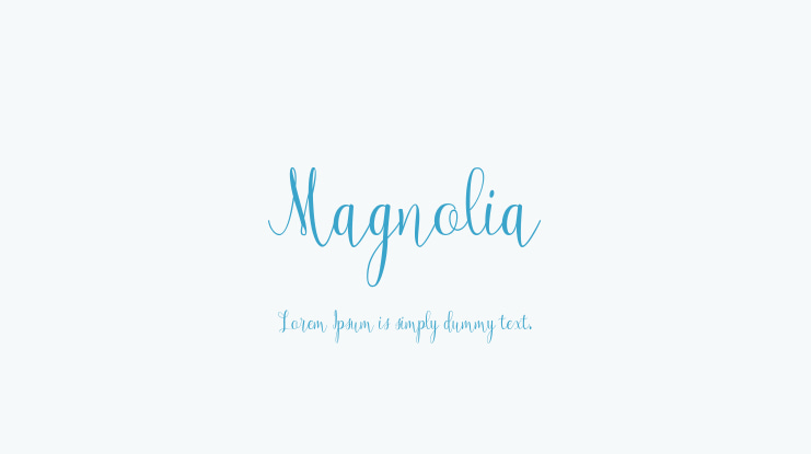 Magnolia Font