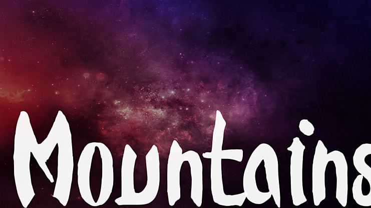 Mountains Font