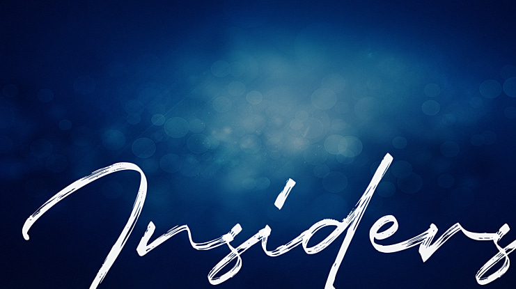 Insiders Font