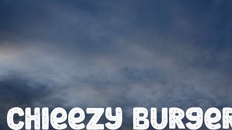 Chieezy Burger Font