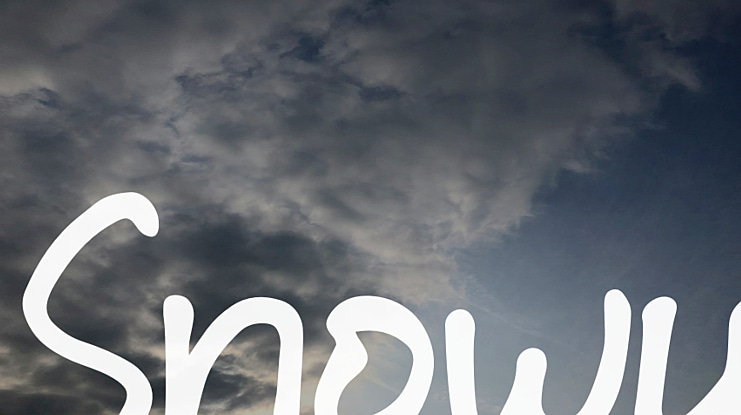 Snowy Font
