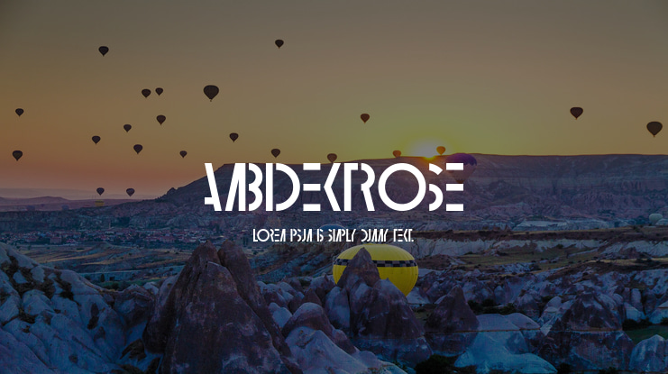 Ambidextrose Font