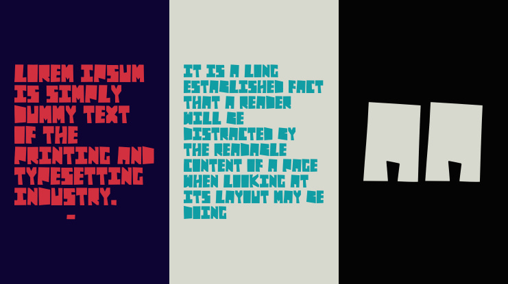 Block Type Font