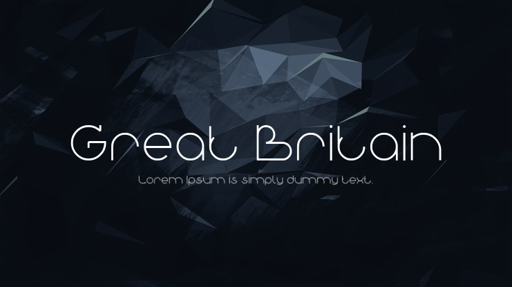 Great Britain Font