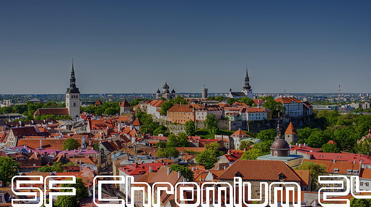 SF Chromium 24 Font Family