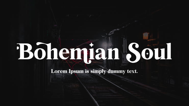Bohemian Soul Font