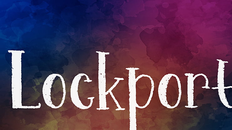 Lockport Font