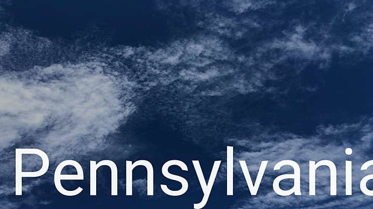 Pennsylvania Font