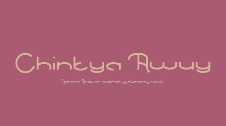 Chintya Awuy Font