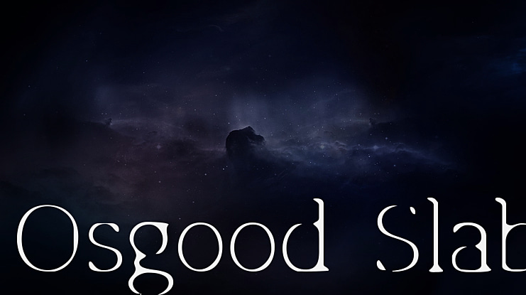 Osgood Slab Font