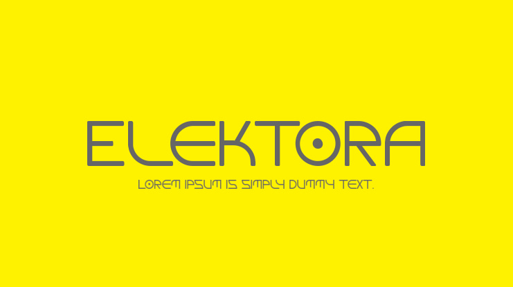 Elektora Font