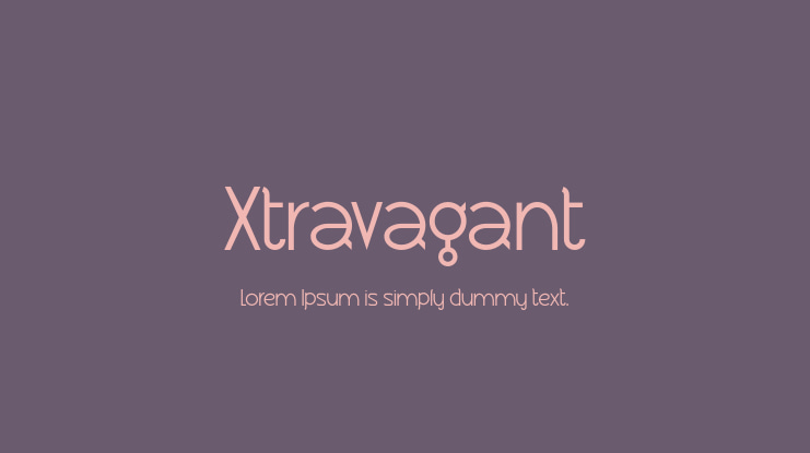 Xtravagant Font