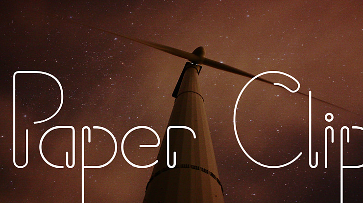 Paper Clip Font