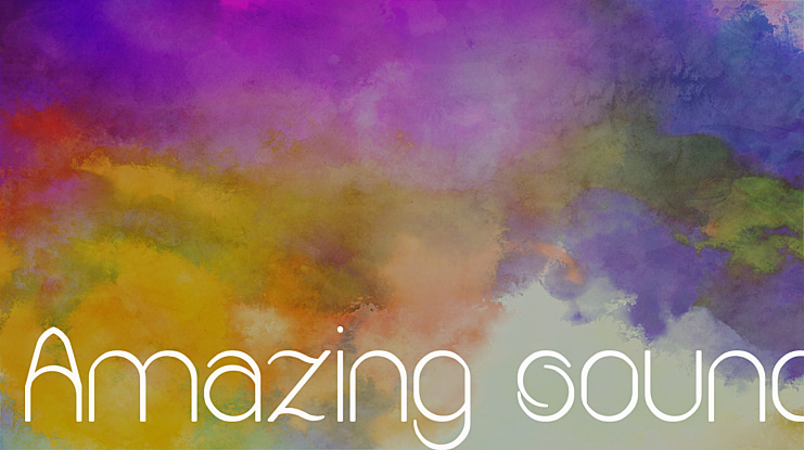 Amazing sound Font Family