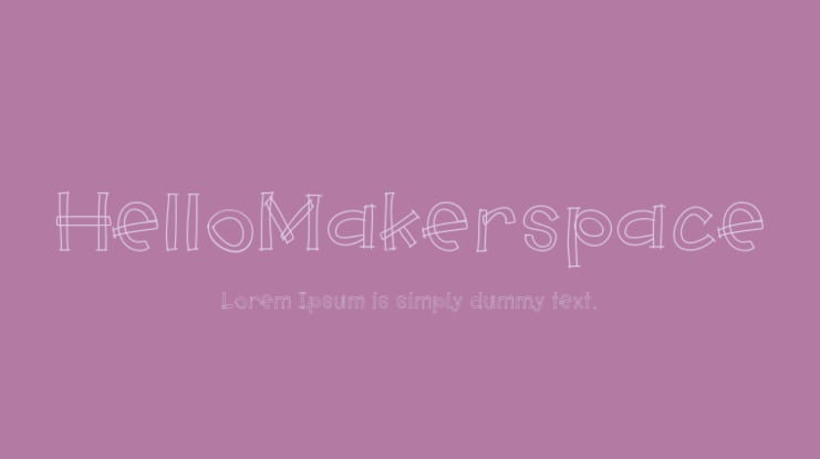 HelloMakerspace Font