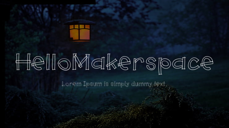HelloMakerspace Font