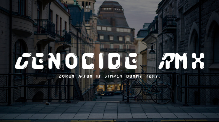 Genocide Rmx Font
