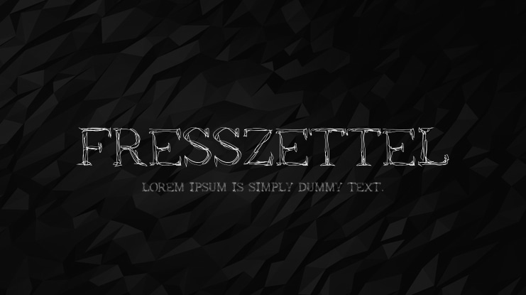 Fresszettel Font
