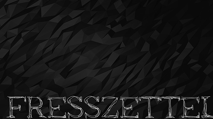 Fresszettel Font