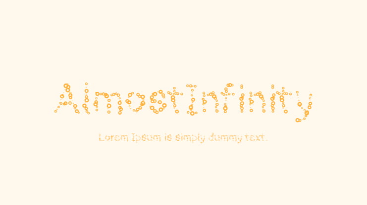 AlmostInfinity Font