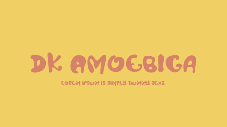 DK Amoebica Font