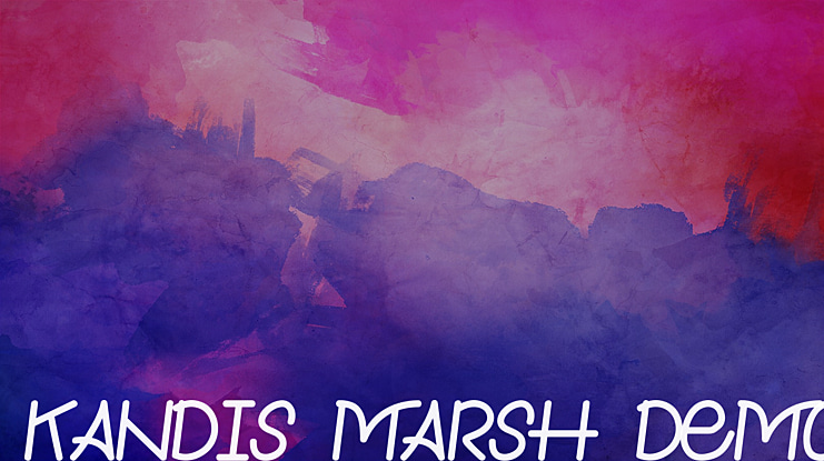 Kandis Marsh Demo Font Family