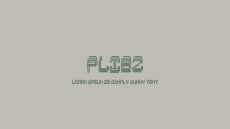 Pliez Font Family
