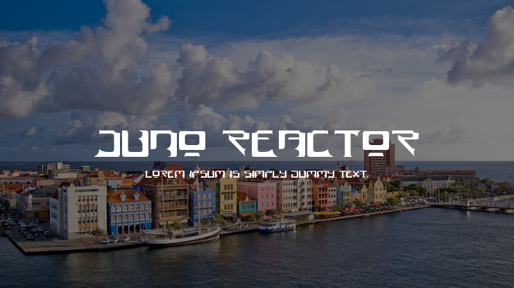 Juno Reactor Font Family