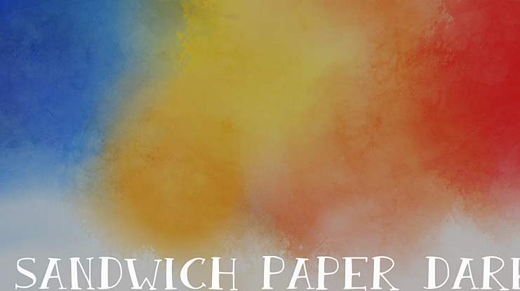 Sandwich Paper Dark Font Family