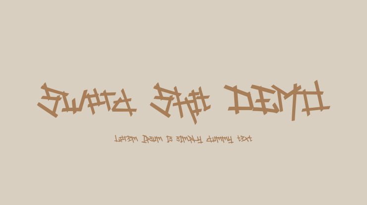 Sword Shit DEMO Font