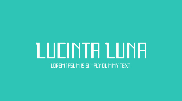 Lucinta Luna Font