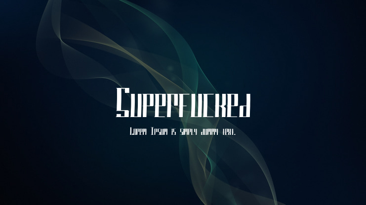 Superfucked Font Family
