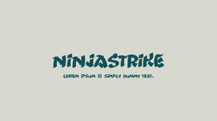 Ninjastrike Font