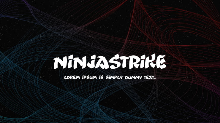 Ninjastrike Font