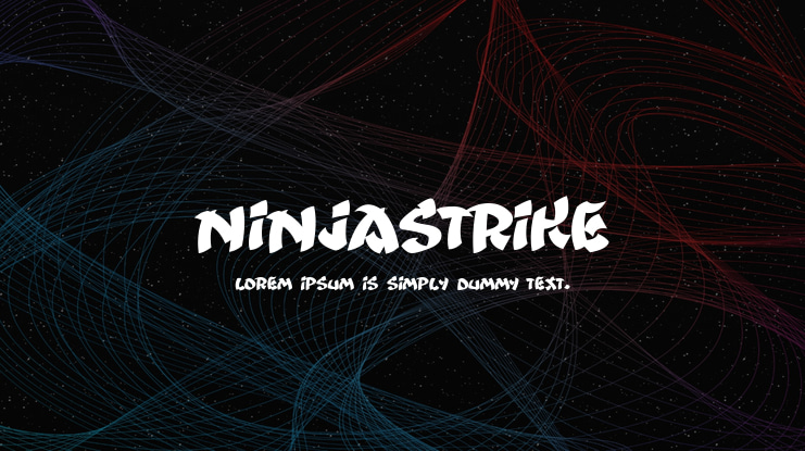 Ninjastrike Font