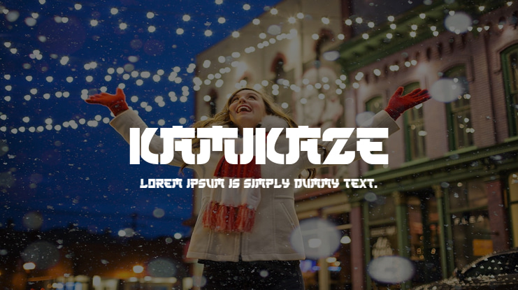 Kamikaze Font Family