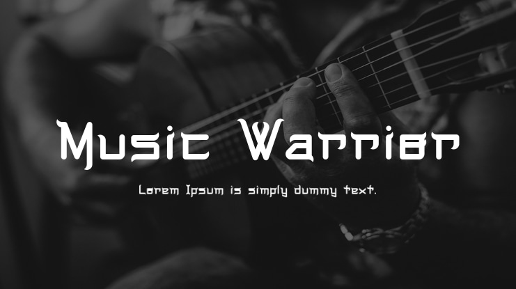 Music Warrior Font
