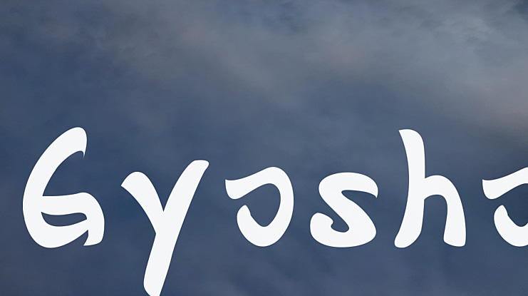 Gyosho Font
