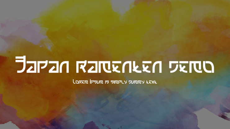Japan ramenten demo Font Family