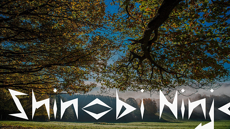 Shinobi Ninja Font Family