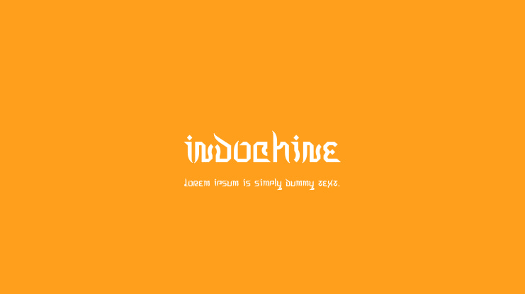 Indochine Font