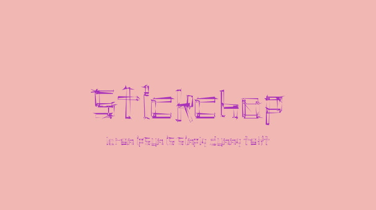 stickchop Font