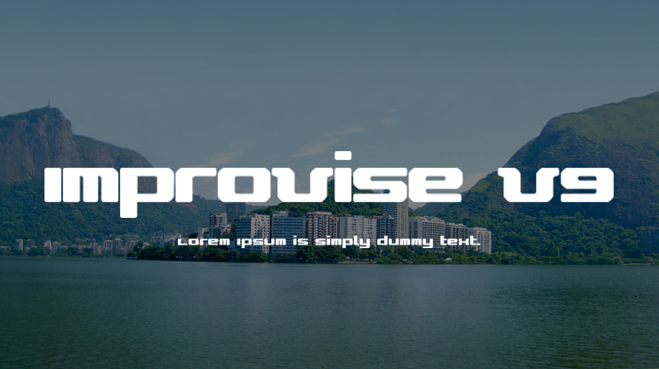 Improvise V9 Font