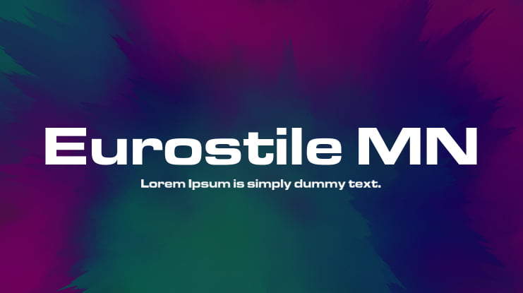 Eurostile MN Font