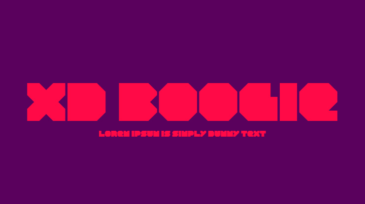 XD Boogie Font Family