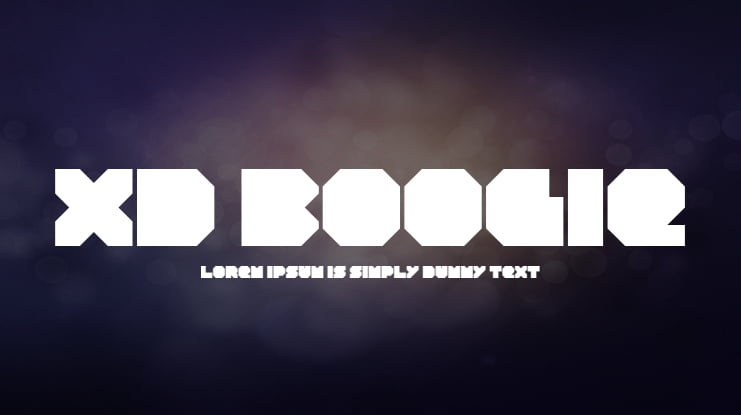 XD Boogie Font Family