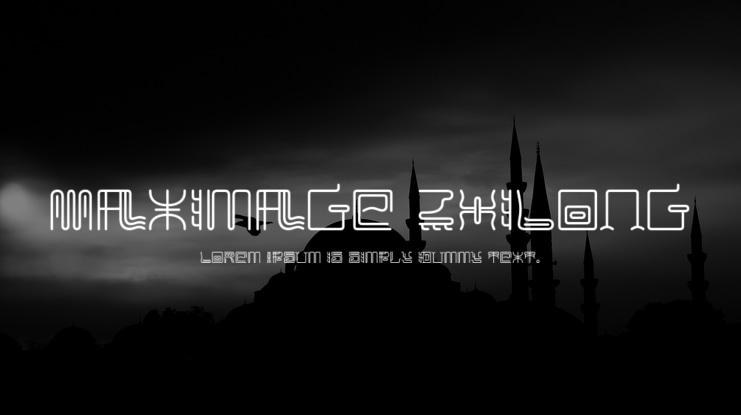 Maximage ZhiLong Font